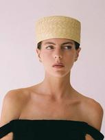Klasikinė Elegantiška Natūrali Šiaudų Raffia Beretė Kepurė Moterims Vasarinė Skrybėlė Nuo Saulės Bažnyčia Derby Šventė Šeimininkės Pillbox Fascinator Bonnet Enfant 54-58cm