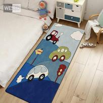 Animacinis automobilis Vaikų kilimai Miegamojo kilimas Lovos kilimėlis Minkštas žaidimų kilimėlis 40x60cm