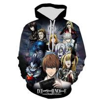 Nauji laisvalaikio gobtuvai Death Note Mada Vyrai Moterys Vaikai 3D Spausdinti megztiniai Gatvės drabužiai Berniukai Mergaitės Vaikiški megztiniai viršutiniai drabužiai XL