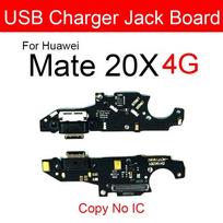 Genuine USB Plug Charger Jack Board For Huawei Mate 20X 4G 5G 20 X Usb Charging Port Dock Connector Flex Cable Replacement Parts Mate 20X 4G Copy