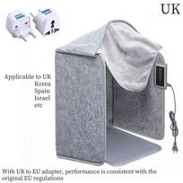 Foot Warmer Beneath Desk Timing Heated Pad Level 5 Temperature Adjustment Carbon Crystal Three-fold Surround Heater