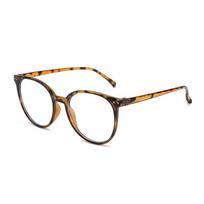 Anti Blue Light Glasses Transparent Resin Lenses Eyewear Big Frame Sunglasses UV400 Women Face Decor Glasses Accessories leopardas