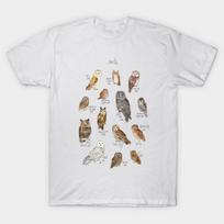 Men Black Print T-shirt Owls No-Cut Transfer Paper Print Cotton Tshirt S balta