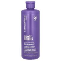 Lee Stafford, Bleach Blondes, Violetinis tonuojantis šampūnas, skirtas šviesintiems, sruogelėmis dažytiems ir natūraliems šviesiems plaukams, 16,9 fl oz (500 ml)