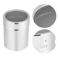 Stainless Steel Cocoa Powder Shaker Mesh Dispenser Powder Dispenser Durable Chocolate Shaker  Cocoa