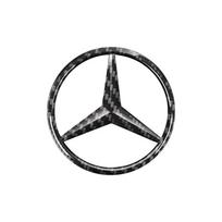 Automobilio lipdukas Mercedes Benz 1 vnt. 52 mm 57 mm Automobilio vairo emblema Lipdukas Auto-Styling Mercedes Benz A B C E S cl 52mm Glue