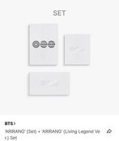 BTS (Bangtan) ARIRANG Album Set with Bonus Items - Unopened, Brand New Product