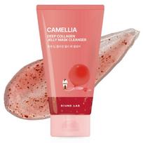 [Round Lab] Camellia Deep Collagen Jelly Mask Cleanser - Multi-Collagen & Jeju Camellia Petal Scrub for Firming & Smooth Skin, 150ml 150ml x 1EA