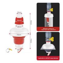 Anti odor Sink Drain Pipe Adapter Sealing Ring Dual-Interface Dishwasher Water Pipe Connector neat Multifunctional