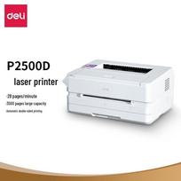 Deli P2500D A4 Black & White Laser Printer CN plug (adapter included)