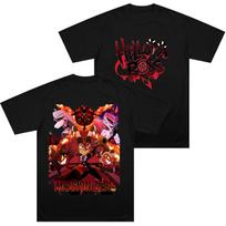 Helluva Boss Mission Zero Anime Print Harajuku Kawaii Anime Tee Short Sleeve Cotton O-neck Tshirt Gothic Cartoon Tees Unisex Y2K S įvairiaspalvis