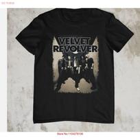 Velvet Revolver Band Member Photo Black All Size Men's T Shirt vintage Washed fashion Soft Comfortable Unisex homme Slightly S įvairiaspalvis