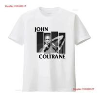vtg retro John Coltrane T shirt white Short sleeve All Sizes S to 5Xl 2F743 vintage Washed streetwear Slightly Casual fashion S įvairiaspalvis