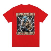 Funny Italian Brainrot Spioniro Golubiro Meme T-shirt Unisex Women Gothic Fashion Humor Style T Shirt Casual Cozy Short Sleeve Tees S