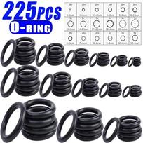 225Pcs O Ring Assortment Set Oil Water Resistant Rubber Seals 6-18mm Automotive Machinery Replacement juoda