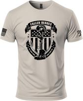 Fallen Heroes Tribute T-Shirt - Cotton Short Sleeve Tee for Men S įvairiaspalvis