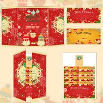 Santa Claus Christmas Greeting Card With Cash Holder For Festive Gifting And Party Decor