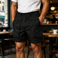 Men's Casual Sport Shorts with Multiple Pockets Lightweight Breathable Fabric Comfortable Fit Suitable for Outdoor Activities and Daily Wear L juoda