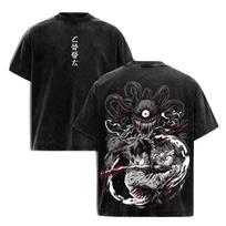 Jujutsu Kaisen Okkotsu Yuta Manga T-shirt Men Women Clothing Vintage Washed T Shirt Summer Short Sleeve Cotton Tees S