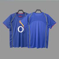 04-05 Retro jersey football uniform classic nostalgic replica Thai version jersey competition training uniform short sleeve sports S