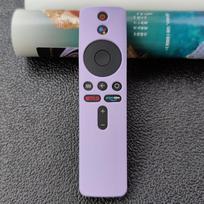 For Xiaomi Mi Box S/4X Mi TV Stick Remote Cover Silicone Tv Box Controller Case Perfect 15x4cm, Not For Xiaomi 4k All violetinė