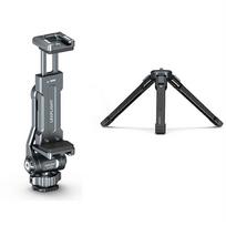 Camera Hot Shoe Phone Holder Monitor Tripod Adapter with Dual Cold Shoe for DSLR Camera Mic Fill Light C