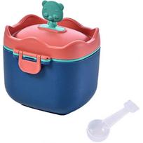 Baby Milk Powder Container With Spoon Portable Milk Powder Storage Container For Travel Outdoordouble Sealing And Strong Lock(1pc-blue,size:s)