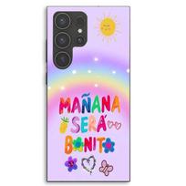 Coque téléphone - MANIACASE - Samsung Galaxy S23 Ultra - Silicone TPU - Arc en ciel - Noir juoda