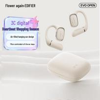 EDIFIER HuaZai Evo Open-Ear Bluetooth Headphones perlų baltos spalvos