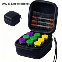 1Pcs Waterproof Dust-Proof Essential Oil Case 10Ml Insulin Vial Storage Case 9 Slots Eva Insulin Organizer Diabetes Care