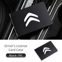 Car ID Card Case Metal Key Card Holder Bank Credit Card Case For Citroen C4 C3 C5 C1 C2 C6 VTS C4L DS3 DS4 DS5 Grand Berlingo