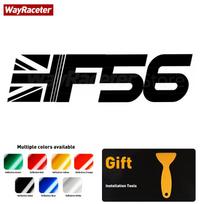 Reflective Union Jack Graphics Vinyl Decal For MINI Cooper S One JCW R56 R57 F55 F56 F57 F60 R60 R61 R50 R53 R52 R58 R59 F54 R55 Reflective red&2 Pieces