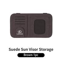 Car Visor Storage Bag Sunglasses Clip Card Holder Organizer Accessories For Lexus CT ES GS NX IS250 CT200h IS300h ES300h RX400h