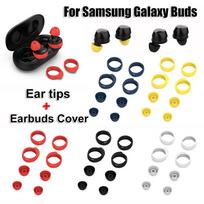 Silicone Earbuds Cover Ear tips Kits Earphone Eartips Kits for Samsung Galaxy Buds Earphone Headphone Anti-Slip Accessory red-