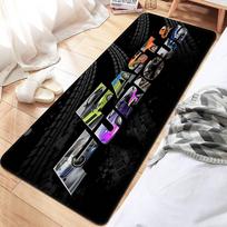 Movie F-Fast Cool Furious Floor Mat INS Style Soft Bedroom Floor House Laundry Room Mat Anti-skid Household Carpets 40cm x 60cm