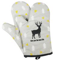 Cartoon gloves baking high temperature heat-resistant microwave oven oven anti-scalding heat-insulating gloves