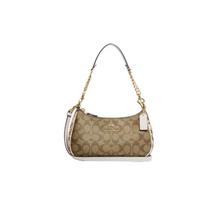 COACH shoulder bag Teri 24 Zipper closure Internal multi-function pocket Dual card slots Faux leather and leather Hand-held crossbody Medium Women's balta