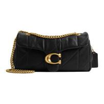 COACH Tabby 26 Quilted Signature Hardware Sheepskin Shoulder Bag Medium Women's Black juoda