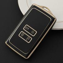 TPU Car Key Case Cover for Dacia Duster Logan 3 Jogger Sandero for Renault Clio 5 Megane 4 Zoe Kadjar Captur Arkana Koleos juoda