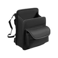 Faux Leather Car Seat Gap Organizer Center Console Storage Net for Back Seat Dual Access Hanging Pouch for Bag Tissue juoda