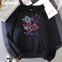 Arcane Jinx Hoodie Monkey Graffiti Style Nice Print Game Lovers Tops Streetwear Women/Men Sweatshirts Euro Size Pullovers Hooded S juoda