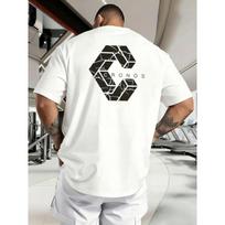 T-Shirt for Men - Full-Body Cronus Print Short Sleeve Round Neck Casual Tee, Suitable for All Seasons, Machine Washable, Versatile Daily Wear & Gift S balta