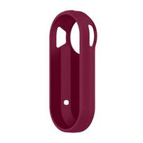 Silicone Light Protect Sleeve Washable Smart Bike Lights Shell Anti-Lost Impact-resistant Dustproof for Garmin Varia RTL515 vyno raudonos spalvos