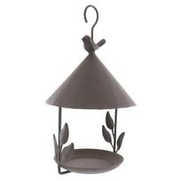 Iron Bird Feeder Rainproof Windproof Bird Food Dispenser Multi-purpose Hanging Style Bird Water Bowl Hummingbird ruda