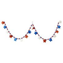 Felt Ball Garland with Decorative Hanging Discs for Indoor Outdoor Holiday Party Home Wall Fireplace Mantel Banner Decoration One Size