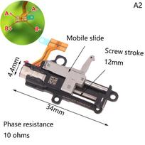 Mini Stepper Motor Linear Actuator DC3V Push Rod Screw Slide High Precision Long Stroke for Small CNC Machines