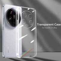 For Xiaomi 14 Ultra Case Simple Slim Soft TPU Clear Transparent Phone Case On For Xiaomi14 Ultra 14Ultra G Cover For Xiaomi 14 Ultra