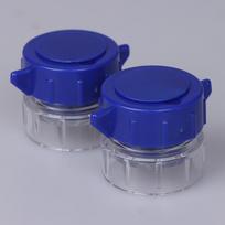 1PC Tablet Cutter Crusher Medicine Grinder with Storage Box Portable Pill Splitter Grind Tool mėlyna