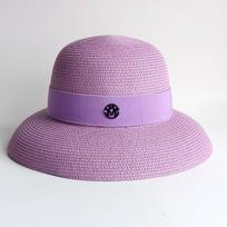 Šiaudinė vasarinė skrybėlė Hepburn stiliaus platus kraštas Prancūziška elegantiška moteriška skrybėlė nuo saulės kelionei prie jūros sombrero M55-58cm