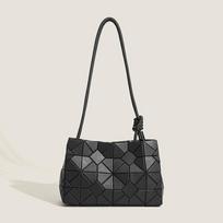 Universalūs krepšiai moterims, madingi tofu krepšiai, krepšiai po pažastimi, vieno peties, crossbody, geometriniai deimantiniai krepšiai juoda